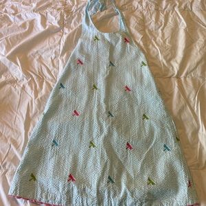 Halter Seersucker Dress